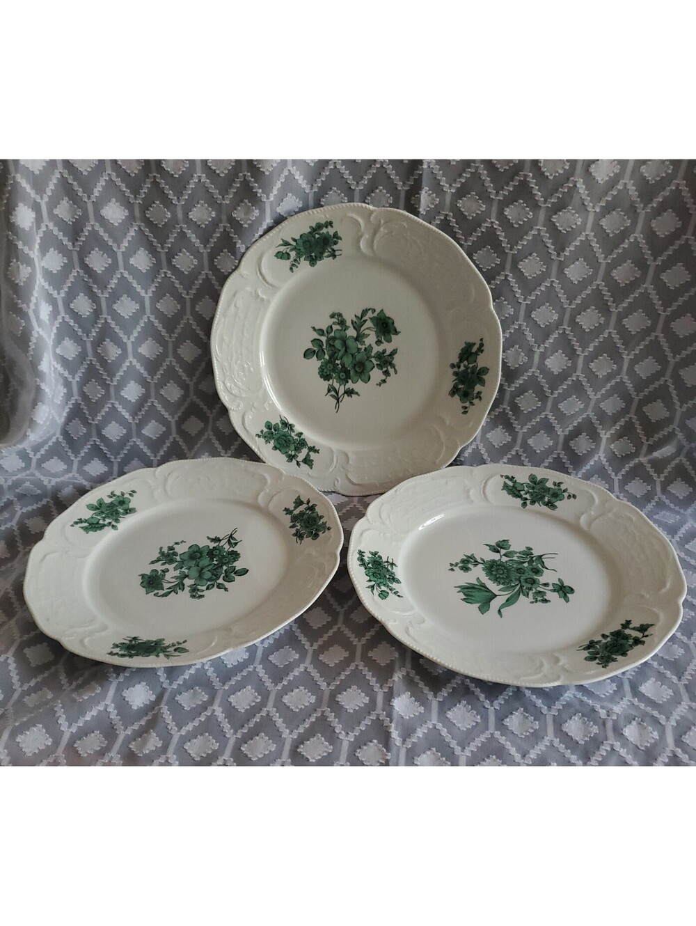 3 Vtg Rosenthal Sanssouci Classic Rose Dinner Plates